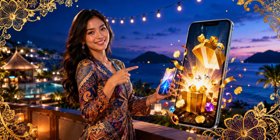 Pengguna baharu a7iii di Langkawi mendaftar dan menikmati bonus selamat datang bergaya batik
