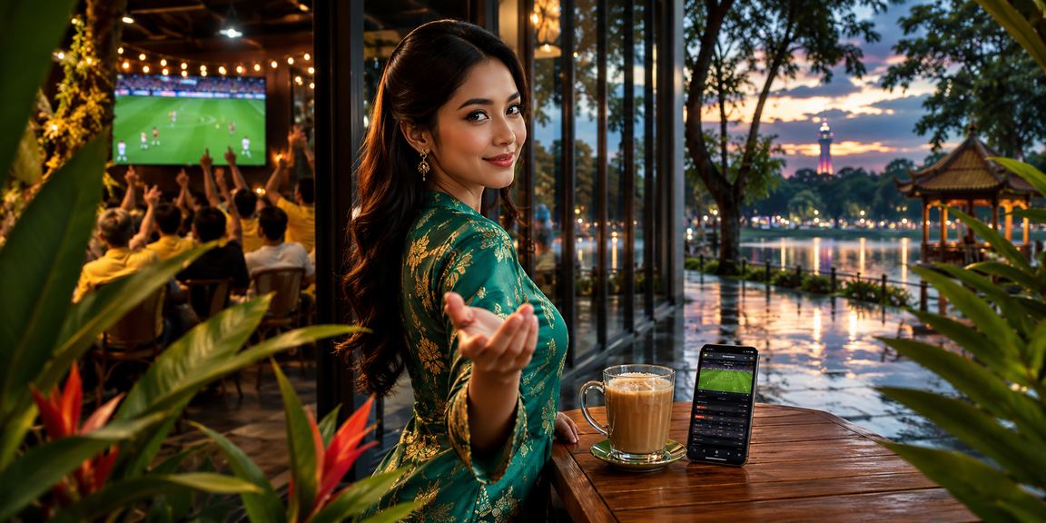 Pengguna a7iii Malaysia menikmati pertaruhan sukan semasa perayaan Hari Raya dengan platform mudah alih