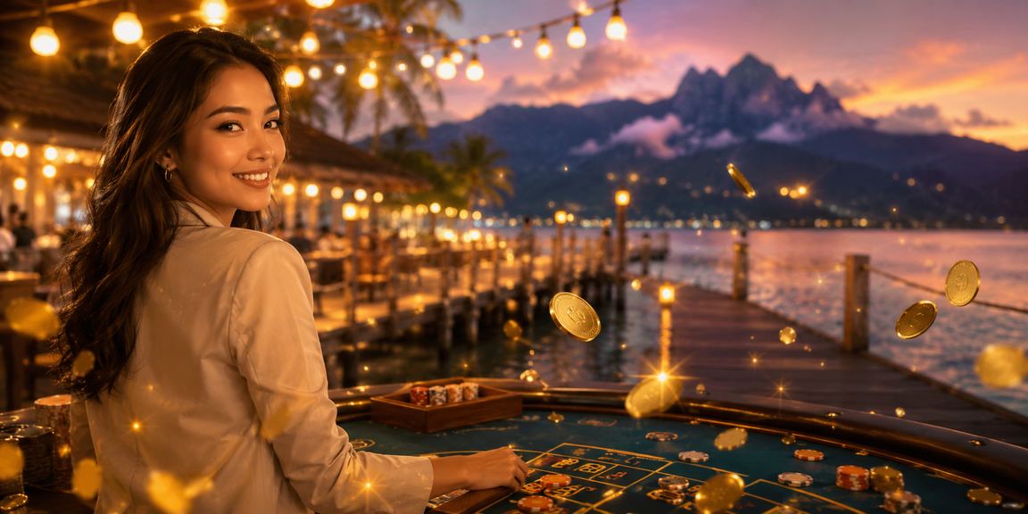 Pengguna a7iii di Sabah menikmati permainan baccarat kasino langsung dengan antara muka Bahasa Melayu yang jelas